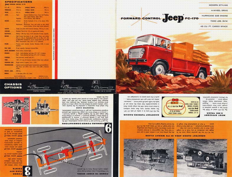 1959 Jeep FC-170 Brochure Page 1